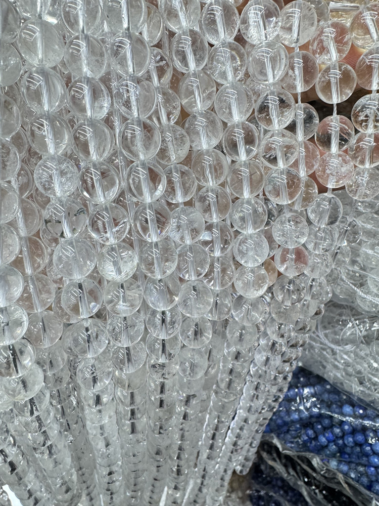 Wholesale 4mm 6mm 8mm 10mm Natural Clear Quartz Beads Natural Crystal Beads Strand for Jewelry Making
