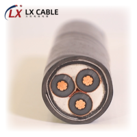 LX Industrielles Kupferkern-PVC-Kabel 10mm 16mm 25mm 35mm 50mm 70mm 95mm 120mm 150mm 185mm 240mm 300mm SWA Armiertes Stromkabel