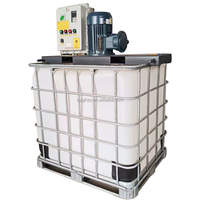Mélangeurs de savon liquide pour vaisselle et liquides de lavage des mains, mélangeur électrique en acier inoxydable IBC à dispersion haute vitesse