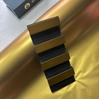 2025 exclusivo clásico mate color oro estampado en caliente paneles de pared y marcos de fotos con lujo atemporal