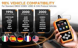 2024 foxwell nt201 OBDII/EOBD đọc mã xe chẩn đoán quét công cụ quét ô tô kiểm tra động cơ đọc đóng băng Khung dữ liệu - Product Image 2