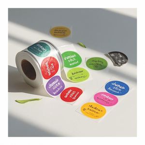 Best Quality China Manufacturer Custom <strong>Strong</strong> <strong>Adhesive</strong> Essential Oil <strong>Vinyl</strong> Cake <strong>Stickers</strong> - Product Image 1