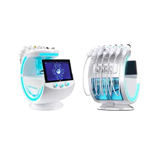 Utilisation clinique 6 In1 Hydro dermabrasion jet d'oxygène machine faciale avec analyseur de peau Hydro Water Facials Hydro Auqa Facial Machine