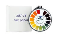 Tiras Reactivas de pH Universales en Rollo, Suministro Directo de Fábrica, Papel Indicador de pH 0-14 para Piscinas/Acuicultura