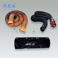 Tuyau flexible résistant à la chaleur et aux explosions en bâche personnalisée de 12 pouces (300 mm) pour l'usine de traitement chimique