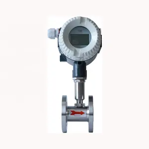 Flowmeter Manufacturer RS485 Output Stainless Steel Diesel Fuel Oil Turbine Flow Meter Flowmeter For Gas Air Steam