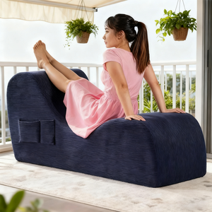 كرسي يوغا مريح بتصميم منحني مدمج جديد لعام 2026، أريكة للياقة البدنية والتمارين الرياضية بدون هيكل مع تخزين للاستوديوهات والغرف الصغيرة - Product Image 5