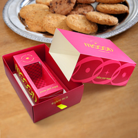 Boîte à biscuits en carton avec LOGO personnalisé et fenêtre en PVC Boîte d'emballage en papier à tiroir pour dessert beignet de boulangerie