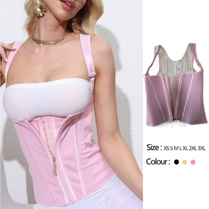 Latex Afslankende Zandloper Gordel Post Chirurgische Bodysuit Met Rits Haak Platte Buik Taille Trainer Korset - Product Image 1