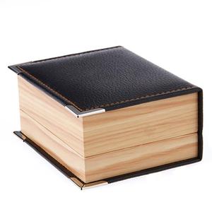 Caja de joyería pequeña con forma de libro, exquisita y lujosa, cajas de regalo para joyería, admite personalización. - Product Image 2