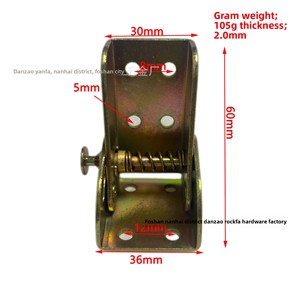 Hot bán hiện đại 90 độ góc bên phải gấp bên phanh chân vô hình 35 mét Đường kính kim loại đồ nội thất bản lề cho ghế bảng - Product Image 4