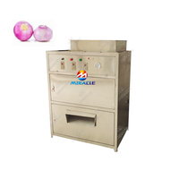 Éplucheur d'oignons entièrement automatique professionnel Machine à éplucher la peau d'oignon Machine à enlever