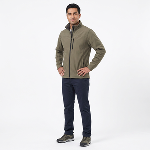 Softshell <b>Jacket</b> <b>Canvas</b> Stand Collar Waterproof Hooded Premium Quality OEM ODM Service Lightweight - Product Image 1