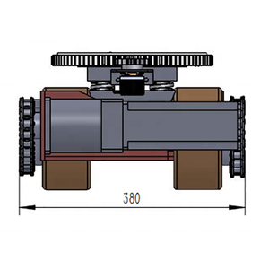 <span class=keywords><strong>AGV</strong></span> de tracción diferencial de 750W 48V de carga pesada rueda de conducción de aplicar para acechando tipo <span class=keywords><strong>agv</strong></span> con dirección - Product Image 4