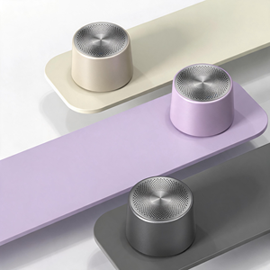 Portable Mini Magnetic Wireless <b>Speaker</b> <b>for</b> Mobile <b>Phone</b> with Bluetooth 5.4 and 600mAH Rechargeable Battery Metal Design - Product Image 2