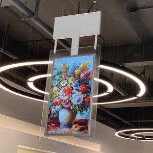 43 55 inch <span class=keywords><strong>LCD</strong></span> thiết bị quảng cáo <span class=keywords><strong>double</strong></span> side Màn hình Trần kỹ thuật số biển và hiển thị cửa sổ hiển thị cho siêu thị Mall - Product Image 4