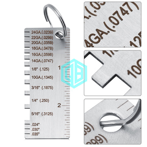 カスタム金属シート厚さゲージ溶接ゲージはんだ付け検査ツールステンレス鋼溶接ルーラー - Product Image 5