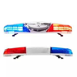Barra de luz de led estroboscópica piscante, 66w, vermelho, azul, led, estroboscópico para o tráfego do veículo, barra de luz de aviso