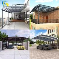 Pérgolas de Aluminio Personalizadas para Exteriores, Toldos Grandes en Forma de R, Protección Solar Manual, Lona de PC Resistente al Sol y a la Lluvia