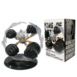 Figurine d'action japonaise DXF Monkey D. Luffy en PVC, pose de frappe étirée <span class=keywords><strong>Nika</strong></span>, décoration de bureau anime, jouet de dessin animé, modèle de collection - Product Image 6