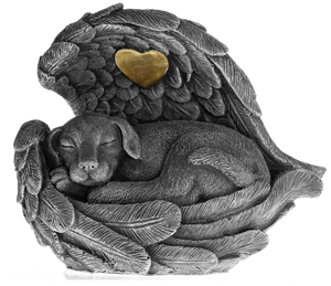 Urne funéraire en <span class=keywords><strong>pierre</strong></span> pour chien, cadeau commémoratif pour animaux de compagnie, condoléances pour la perte d'un animal, logo personnalisé, taille moyenne - Product Image 6