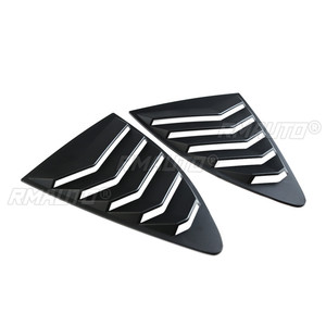 2pcs <b>Car</b> Rear Louver Quarter <b>Window</b> Panel Black Plastic for Scion FRS for subaru BRZ for Toyota 86 GT86 2013-2018 ABS <b>Stickers</b> - Product Image 5