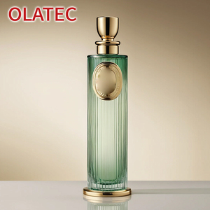 Bouteille en verre personnalisée OLATEC multi-styles avec glaçure céramique, coloration dégradée et badges décoratifs pour spiritueux haut de gamme, cadeau de vin - Product Image 4
