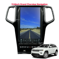Mise à niveau de l'autoradio Grandcherokee Navigation GPS pour Jeep Grand Cherokee 2014 Tesla Style sans fil Apple Carplay Android Auto