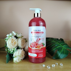 Gel Douche Exfoliant Ultra Éclaircissant aux Plantes, Lait de Chèvre, Huile de Carotte, <span class=keywords><strong>Tomates</strong></span>, VC et Or, 1000ml - Product Image 2