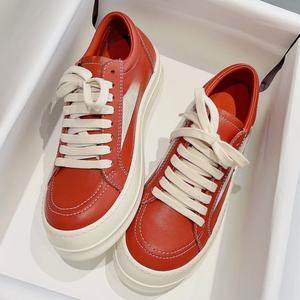 Zapatos Deportivos de Lujo para Hombre, Diseño Casual, a la Moda, con Cordones, Parte Superior de Malla, Tela, Color Naranja, OWEN - Product Image 5