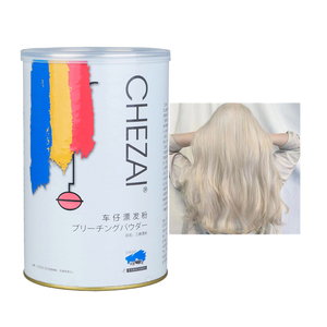 Poudre décolorante pour <span class=keywords><strong>cheveux</strong></span> professionnelle sans poussière, 9+ niveaux de décoloration, action rapide, éclaircissant bleu pour <span class=keywords><strong>cheveux</strong></span>, pour usage professionnel en salon, 450g - Product Image 1