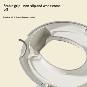 Siège <span class=keywords><strong>de</strong></span> <span class=keywords><strong>toilette</strong></span> d'apprentissage <span class=keywords><strong>pour</strong></span> bébé avec poignées, protection anti-éclaboussures, anneau d'apprentissage antidérapant <span class=keywords><strong>pour</strong></span> toilettes <span class=keywords><strong>pour</strong></span> garçons et filles - Product Image 3
