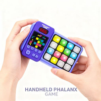 Console de jeu électronique personnalisée pour enfants : Puzzle matriciel éducatif, entraînement logique, défi de mémoire, jeu interactif lumineux pour stimuler le cerveau