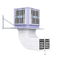 Keyuefeng 18000CFM Enfriador de aire industrial Ventana Montaje en pared Enfriador evaporativo para talleres