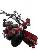 Moissonneuse-batteuse automatique compacte 188F à moteur diesel haute productivité pour la coupe du blé, du riz, du fourrage et de l'ensilage