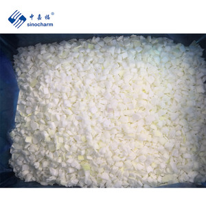 Sinocharm prodotto a 4 stelle BRC-A qualità Premium all'ingrosso nuovo raccolto IQF cipolle dorate fresche naturali sane cipolle gialle congelate - Product Image 1