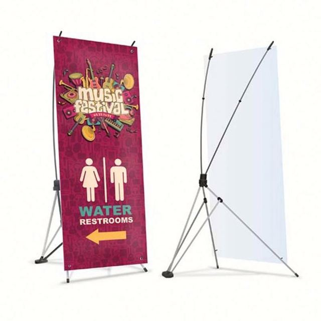 Wholesale X Banner Wall Stands Promotional Tool Kits for Display Advertising in Sales and Digital Exhibitions
