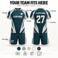 ECO IDENTITY VALUE Tenue de football personnalisée OEM ODM, kit maillot de football par sublimation 100% Polyester respirant, faible MOQ
