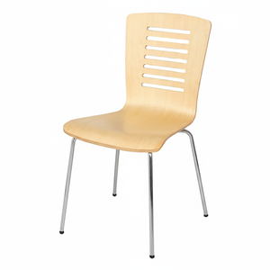 Ensemble de table et de chaises de salle à manger carrées modernes en 6 pièces, meubles de cuisine empilables en bois de Taiwan - Product Image 1