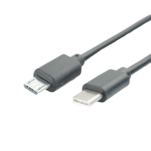 <span class=keywords><strong>C</strong></span>âble de données <span class=keywords><strong>USB</strong></span> Type <span class=keywords><strong>C</strong></span> mâle vers <span class=keywords><strong>Micro</strong></span> B 2.0 OTG de 0,3 m pour téléphones mobiles Android et imprimantes, compatible cuivre pur PVC - Product Image 4