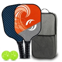 Raquette de padel personnalisable vierge en fibre de carbone professionnelle, sacs de sport et sacs à dos pour raquettes de pickleball, ensemble de raquettes de padel