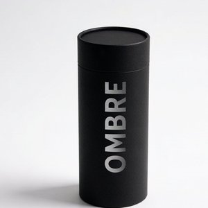 Best Seller All Black Custom Paper Tube Packaging Printed Cylinder <b>Round</b> <b>Box</b> for High-end Perfume Packaging Custom Manufacturer - Product Image 6