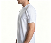 Maßgeschneidertes Hochwertiges Regular-Style 100% Ringgesponnenes Baumwoll-Unisex-T-Shirt, Personalisieren Sie Ihr Logo Rundhals-T-Shirt