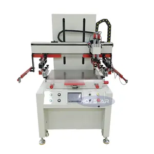 Automatic Flat Bed Screen Printing Machine For Print Paper/Plastic/PVC