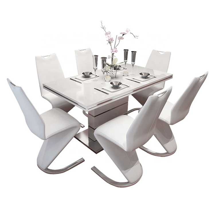 Деревянные окрашенные обеденные столы в современном стиле