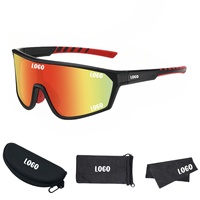 Nouvelles lunettes de soleil de sport 2025 polarisées, lunettes de moto avec monture en PC et verres TAC, étanches et protection UV pour la conduite