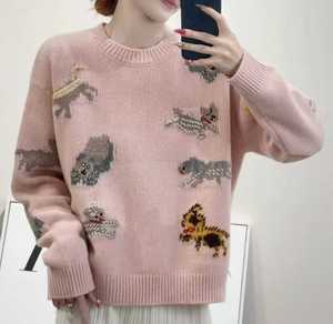 Retro College <strong>Style</strong> <strong>Korean</strong> Cartoon Thick Wool Sweater Jacket <strong>Women's</strong> Winter <strong>Clothing</strong> Lazy <strong>Style</strong> Knit - Product Image 5
