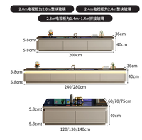 Table basse avec meuble TV, table basse en bois pour salon, table TV et table basse, table basse moderne avec tiroirs
