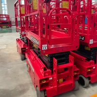 Plateforme élévatrice à ciseaux hydraulique électrique mobile automatique 14m pour usage industriel