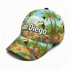 Gorra de Béisbol Bordada con Logotipo Personalizado al por Mayor, Recuerdos Turísticos de <span class=keywords><strong>San</strong></span> <span class=keywords><strong>Diego</strong></span>, California - Product Image 2
